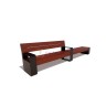 Скамейка ССТ-9 (клееный брус)