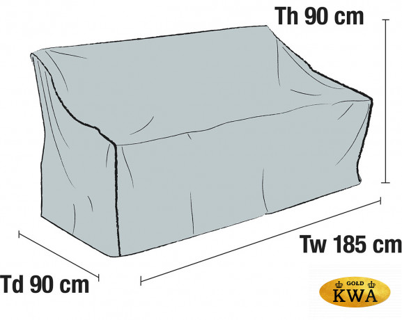 Чехол для двухместных скамеек 185x90x90 см