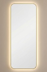 Smart XL LED Gold Зеркало в полный рост в раме с подсветкой