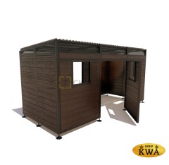 Контейнерная площадка для ТБО с ДПК