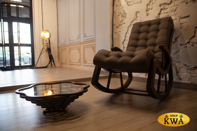 Комплект из влагостойкой фанеры Викинг кресло-качалка+столик