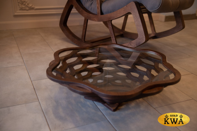 Комплект из влагостойкой фанеры Викинг кресло-качалка+столик