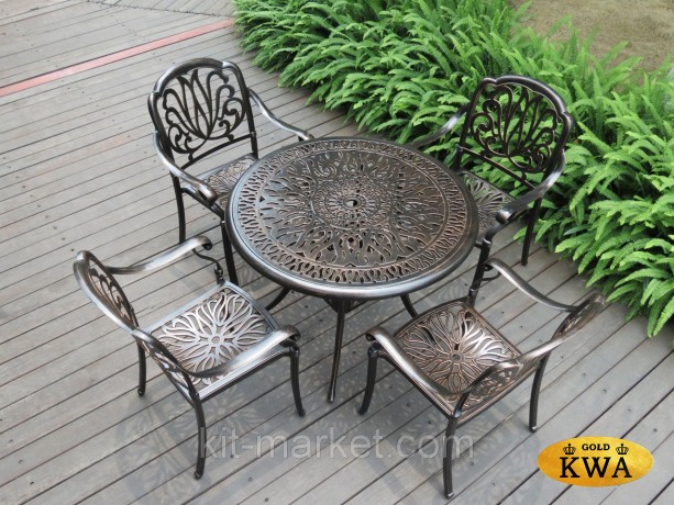 Мебель из металла Palermo 4 с круглым столом