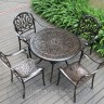 Мебель из металла Palermo 4 с круглым столом