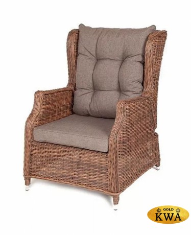 "Форио" кресло раскладное плетеное, цвет коричневый