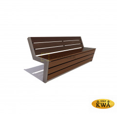 Скамейка «Техно» (1,8 м ангарская сосна, 30х120)