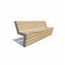 Скамейка «Техно» (1,8 м ангарская сосна, 30х120)