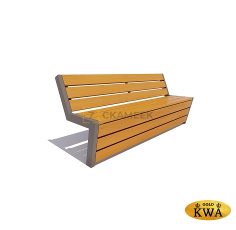 Скамейка «Техно» (1,8 м ангарская сосна, 30х120)