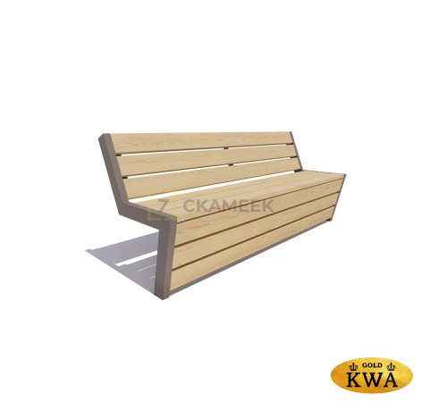 Скамейка «Техно» (1,8 м ангарская сосна, 30х120)