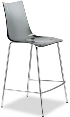 Стул полубарный прозрачный