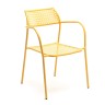 "Посейдон" стул с обработкой против ржавчины, стальной каркас, цвет желтый