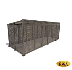 Контейнерная площадка для ТБО-4 перфорация