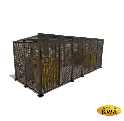 Контейнерная площадка для ТБО-4 перфорация