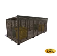 Контейнерная площадка для ТБО-4 перфорация