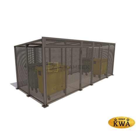 Контейнерная площадка для ТБО-4 перфорация