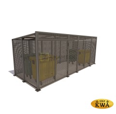 Контейнерная площадка для ТБО-4 перфорация