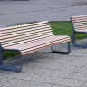 Скамейка чугунная Торнадо 0,7