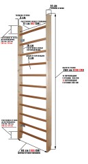 Шведская стенка деревянная из сосны - (СОСНА)