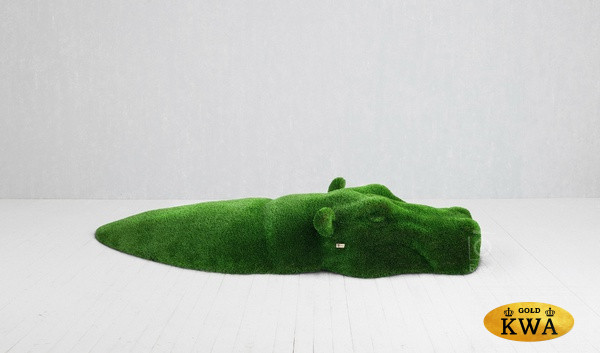 Топиари ландшафтная фигура Бегемот в воде (средний)