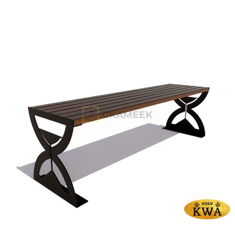 Садовая скамейка «Часы»  (лиственница 1,5)