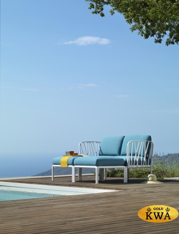 Пуф пластиковый с подушкой