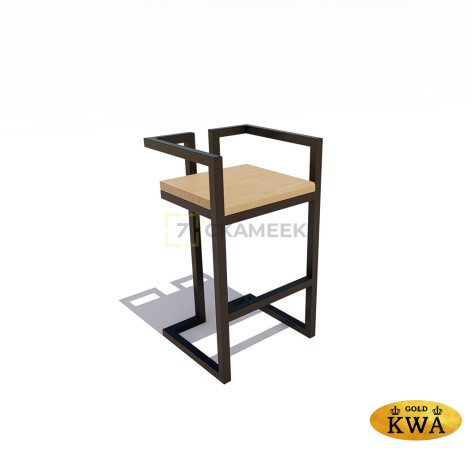 Барный стул «Минотавр» без спинки (брус бук)
