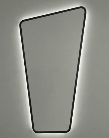 Fashion XL LED Gold Зеркало в полный рост в раме с подсветкой