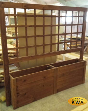 Вазон деревянный 4м с перголой