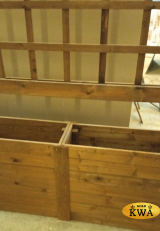 Вазон деревянный 4м с перголой