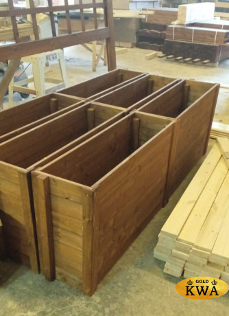 Вазон деревянный 4м с перголой