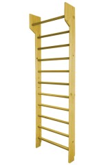 Шведская стенка деревянная из сосны с турником фиксированным - СОСНА - ТФ