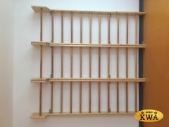 Шведская стенка деревянная из сосны с турником фиксированным - СОСНА - ТФ