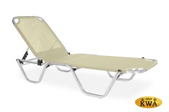 Шезлонг Dias алюминиевый, бежевый