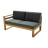 Софа BOOKA 2-х местная с правым подлокотником из акации  Joygarden