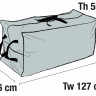 Чехол для хранения подушек 127x46x55 см.