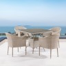 Комплект плетеной мебели T190B/Y350A-W85-90x90 Latte 4Pcs