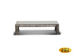 "Тито" кофейный столик плетеный, цвет серый