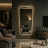 Sky XL LED Gold Зеркало в полный рост в раме с подсветкой