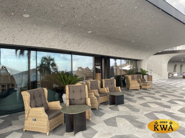 "Форио" кресло раскладное плетеное, цвет соломенный