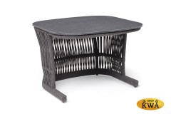 &quot;Лугано&quot; журнальный стол 76х76 H55 см из HPL, цвет &quot;серый гранит&quot;