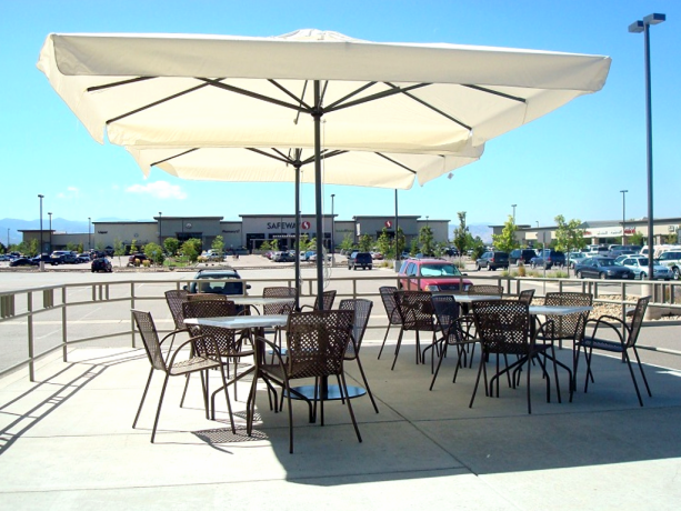 Зонт профессиональный телескопический 4х4 м