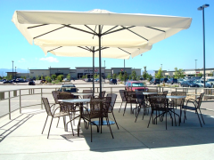 Зонт профессиональный телескопический 4х4 м