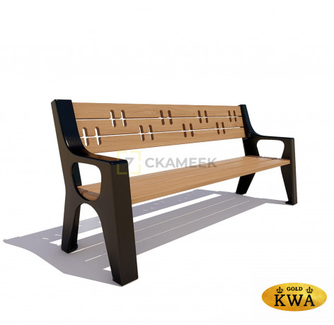 Скамейка чугунная «Казань» (2,0 лиственница)