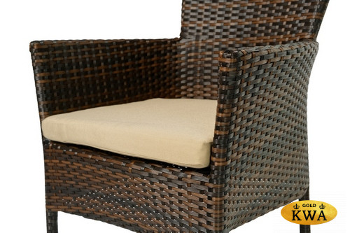 Плетеное кресло AROMA темно-коричневое  Joygarden