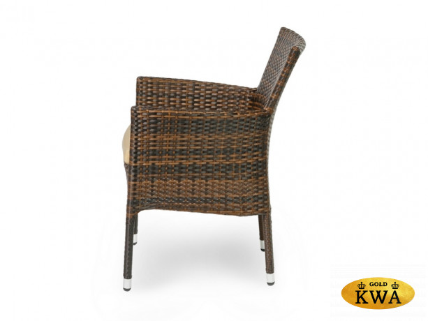 Плетеное кресло AROMA темно-коричневое  Joygarden