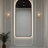 Arch XL LED Gold Зеркало в полный рост в раме с подсветкой