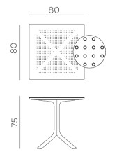 Стол пластиковый обеденный