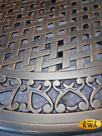 Круглый стол из литого алюминия Sardinia 137