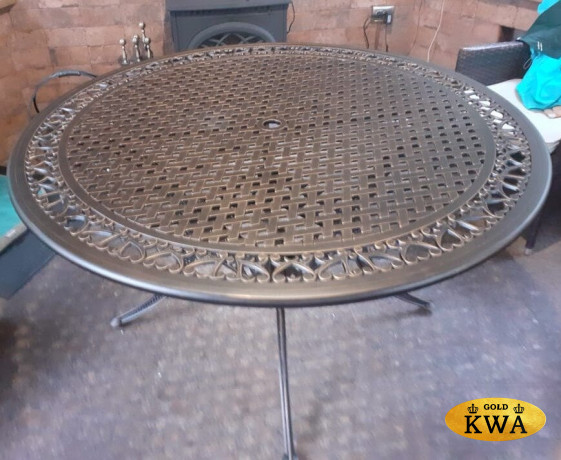 Круглый стол из литого алюминия Sardinia 137