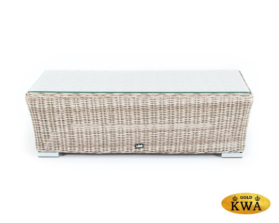 "Капучино" журнальный столик из искусственного ротанга, цвет бежевый